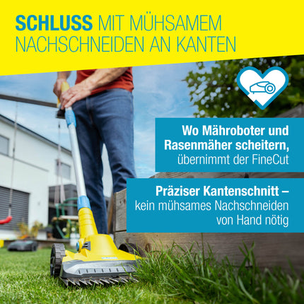 FineCut 18V – Rasen- und Kantenschneider ohne BOSCH Akku (optional erhältlich)