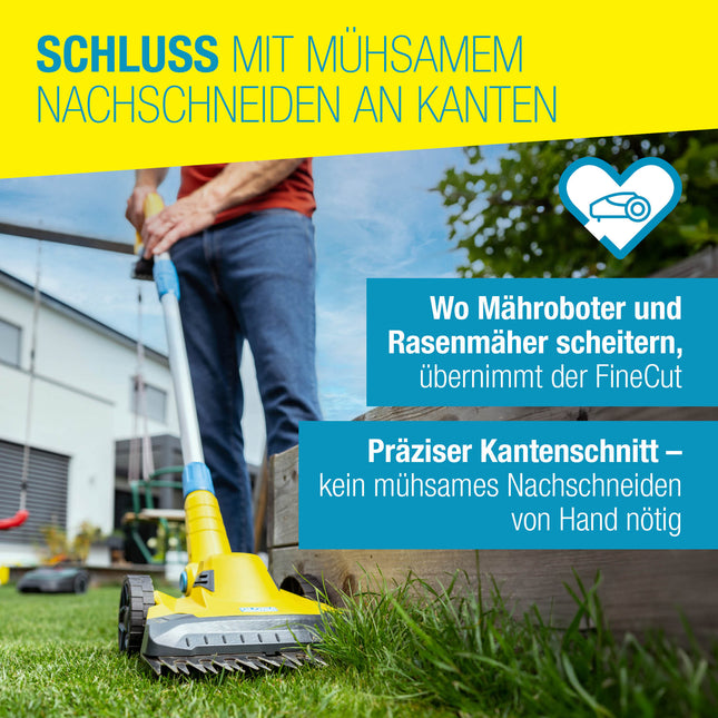 FineCut 18V – Rasen- und Kantenschneider ohne BOSCH Akku (optional erhältlich)