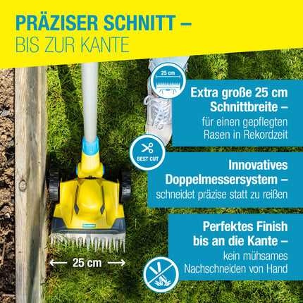 FineCut 18V – Rasen- und Kantenschneider ohne BOSCH Akku (optional erhältlich)