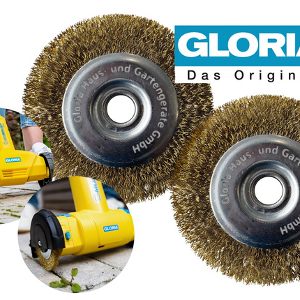 Stahldraht-Fugenbürste 2er Set- Zubehör für MultiBrush und WeedBrush