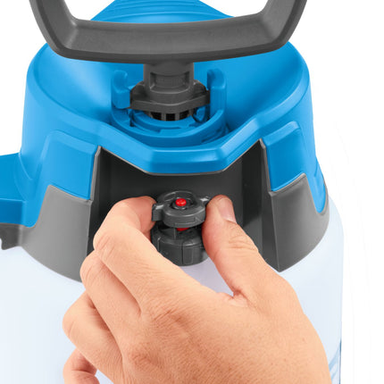 Überdruckventil mit Einhandbedienung am GLORIA CLEAN 500 Drucksprühgerät