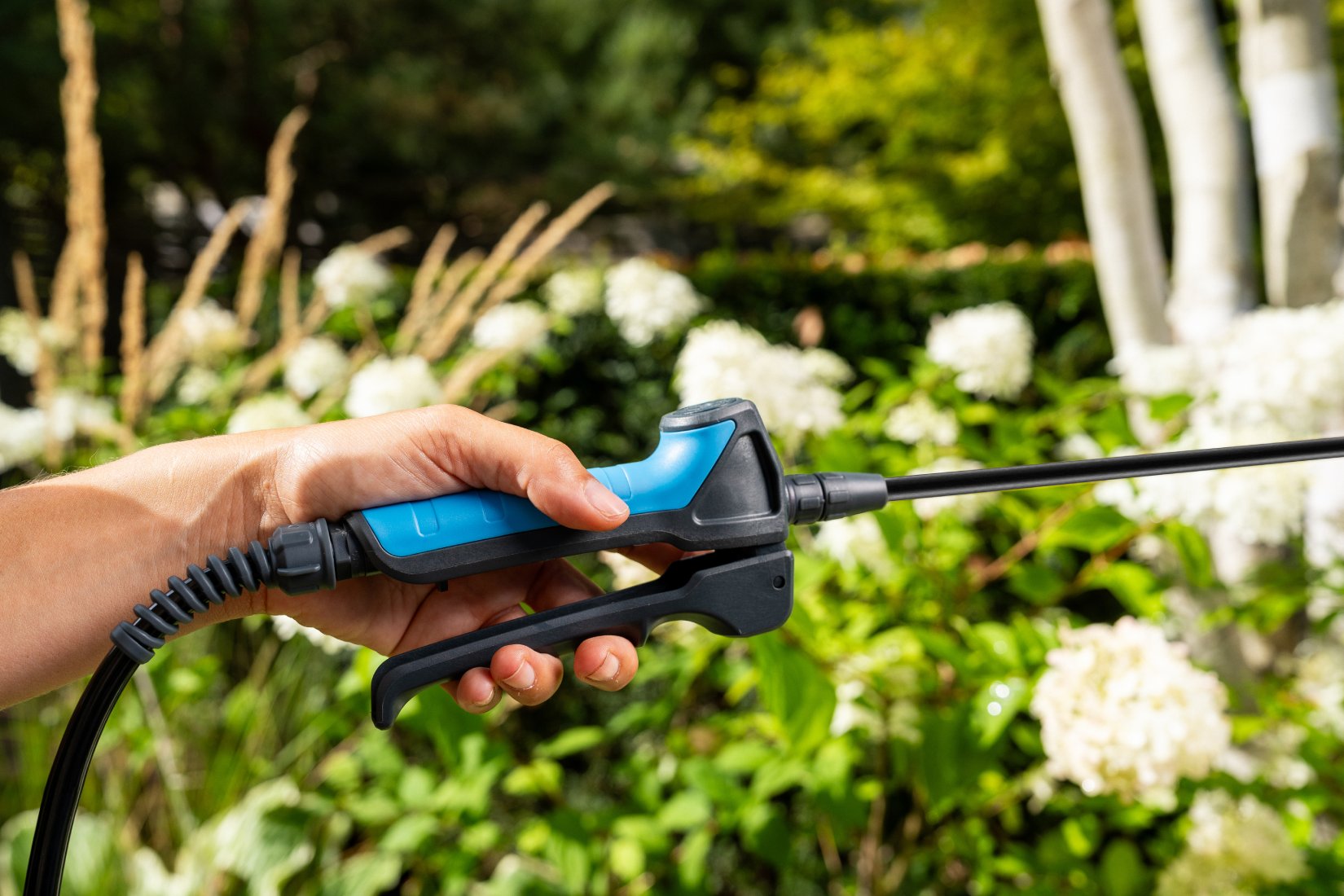 Prima 500 PLUS Drucksprüher 5 Liter, Säurebeständige Gartenspritze mit EPDM-Dichtungen, Verlängerungslanze & PVC-Gewebeschlauch